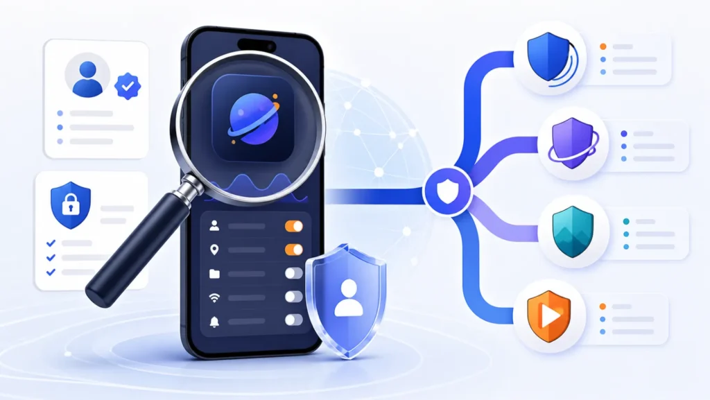 بررسی اصالت برنامه NextVPN، مجوزها، حریم خصوصی و جایگزینها