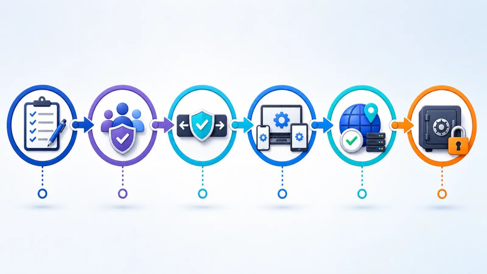 مراحل ثبت تنظیمات قدیمی، انتخاب جایگزین، نصب، آزمایش IP و DNS و حفظ مسیر بازگشت