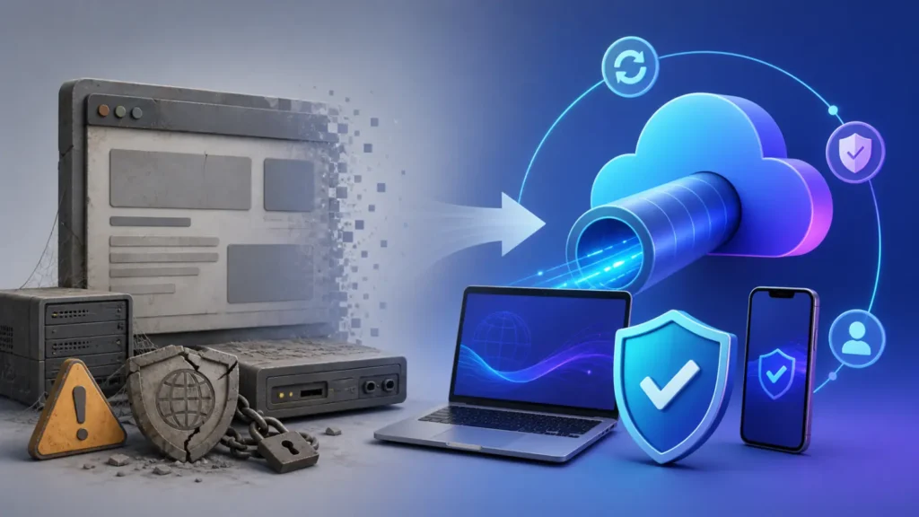 جایگزینی سرویس قدیمی فیلترباز با اتصال ابری امن و بهروز
