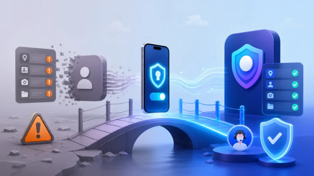 مهاجرت از برنامه قدیمی NextVPN به اتصال موبایلی امن و شفاف